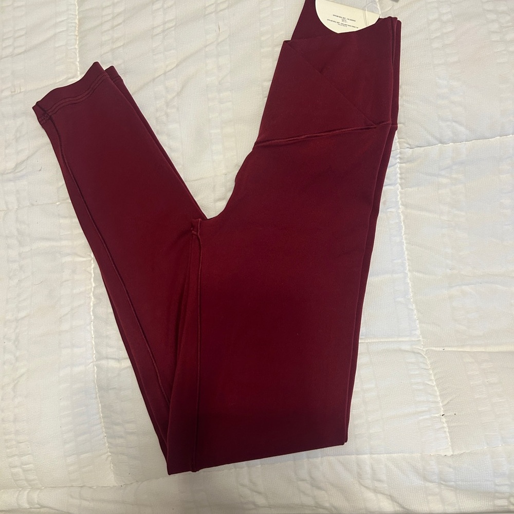 Burgundy Aerie Leggings